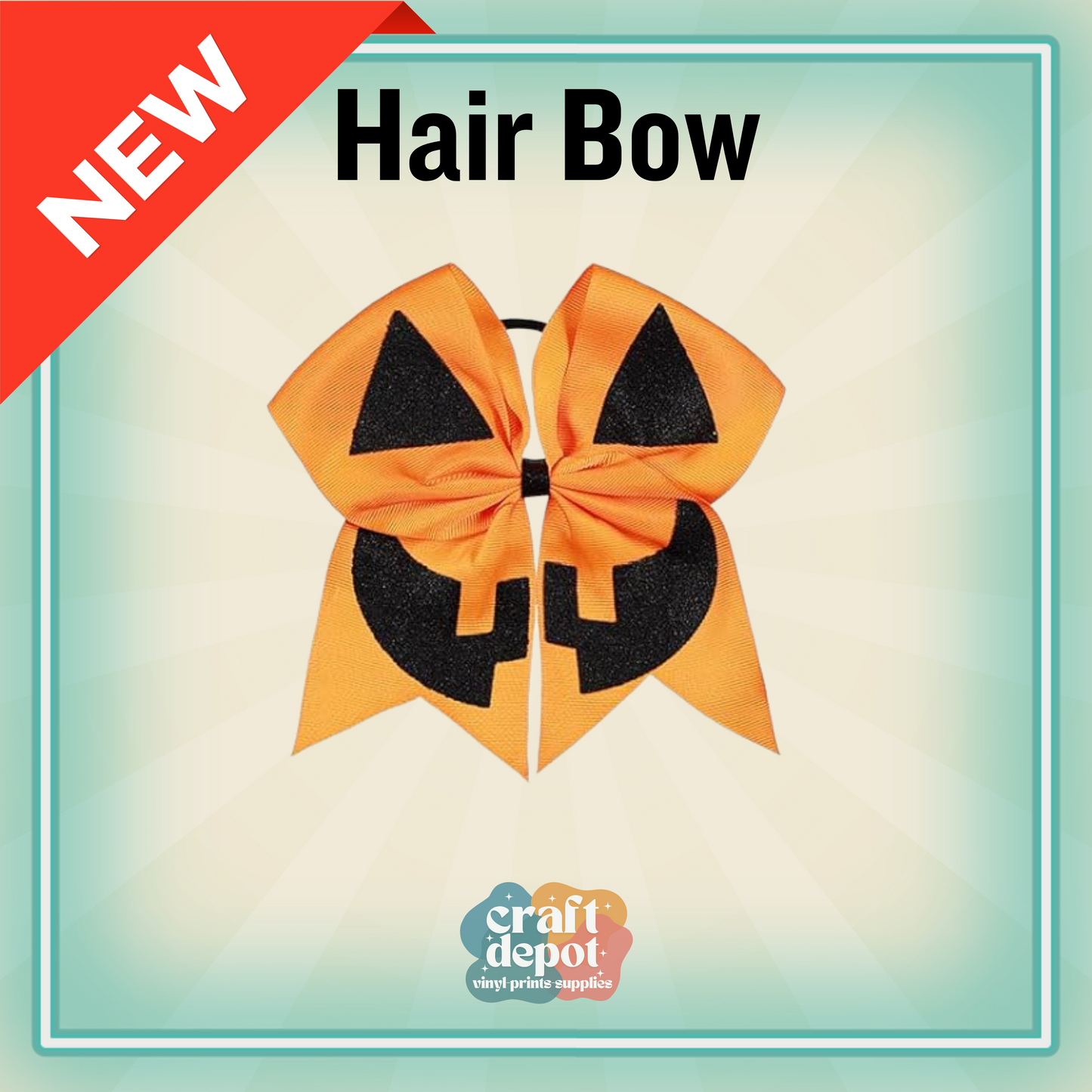 Pumpkin Hair Bow