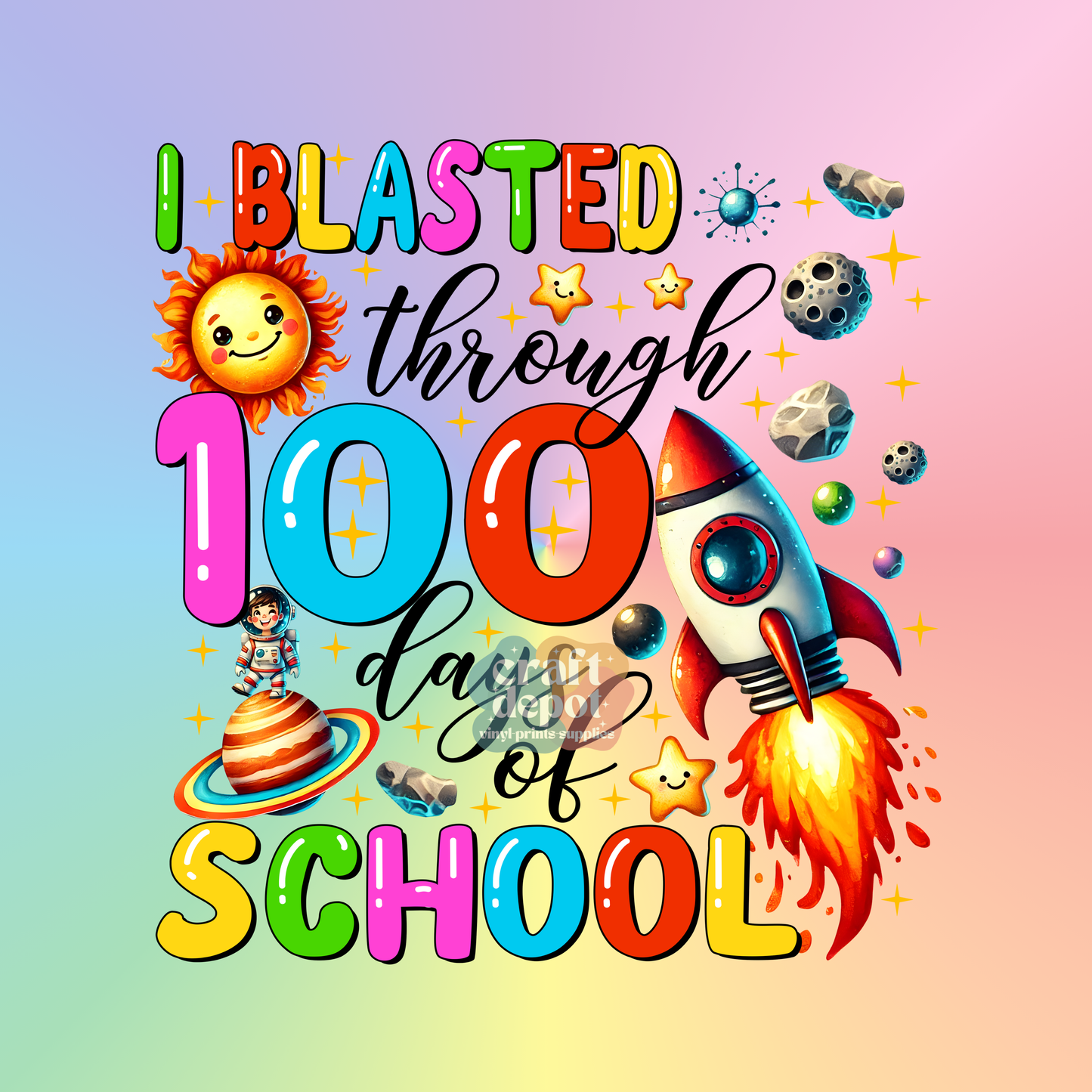 DTF PRINT-100 Days of School-128