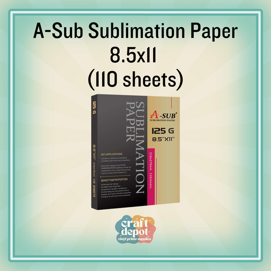 8.5x11 A-Sub Sublimation Paper