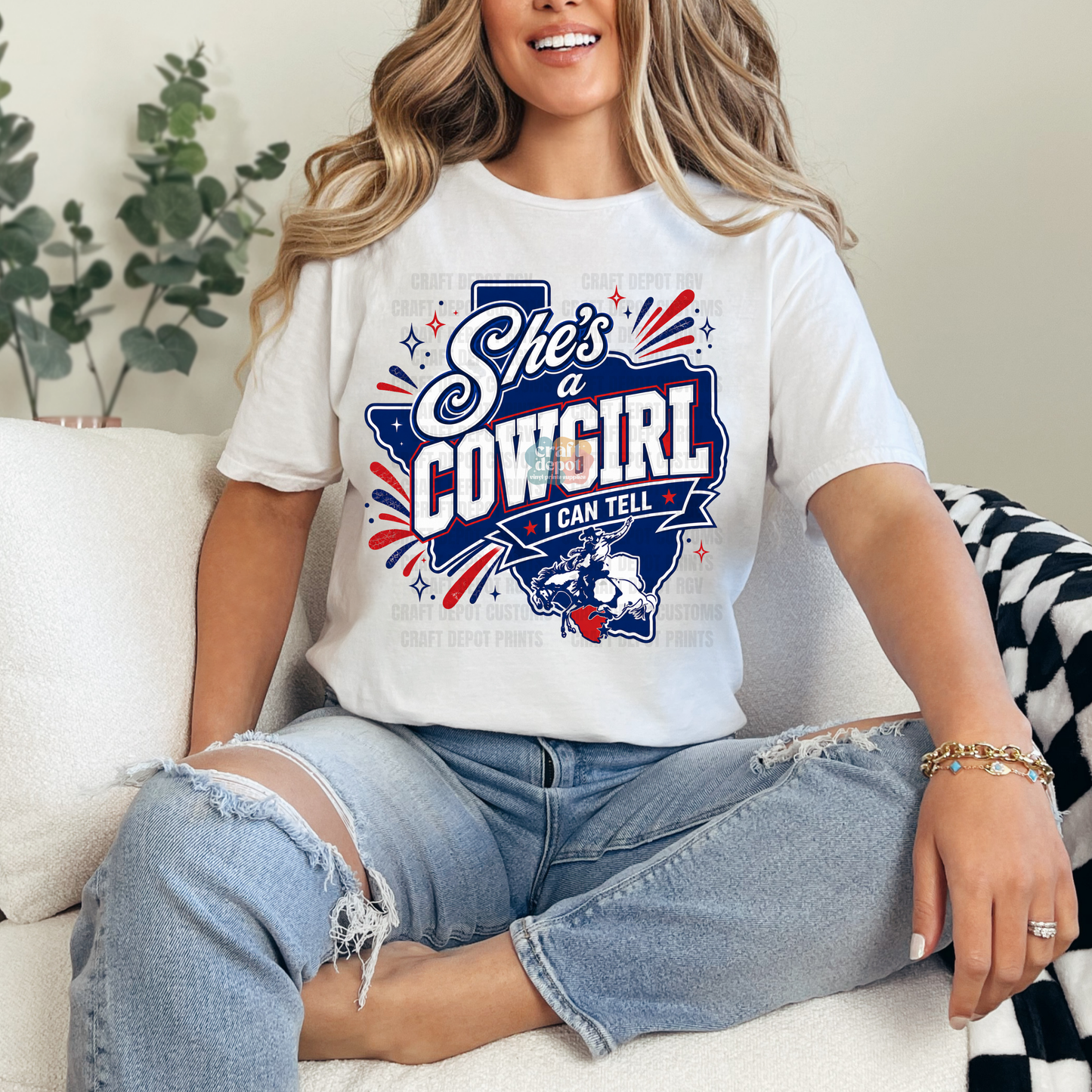 DTF PRINT-She's a Cowgirl