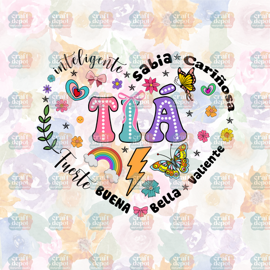 DTF PRINT-Tia Heart -Mom