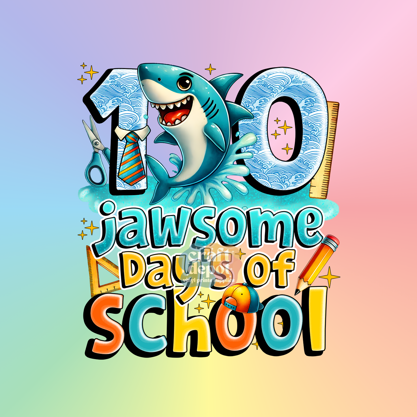 DTF PRINT-100 Days of School-131