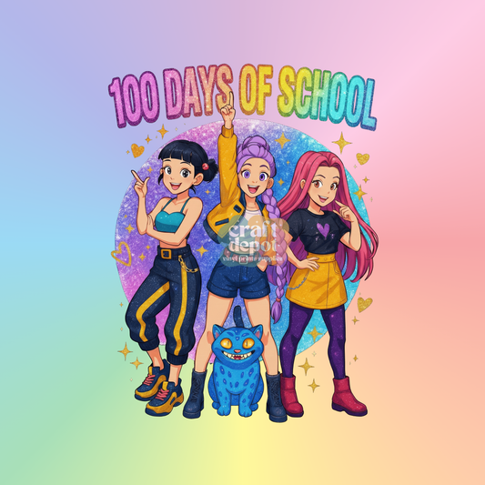 DTF PRINT-100 Days of School-135