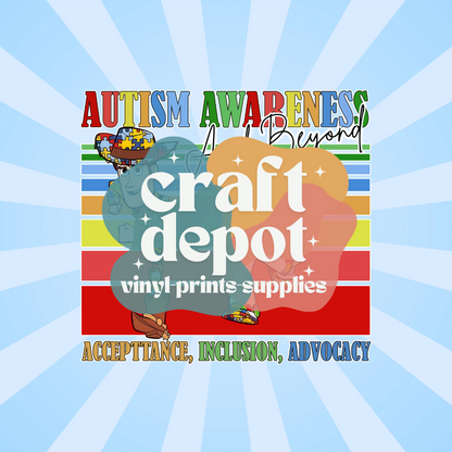 DTF PRINT-To infinity-Autism Awareness