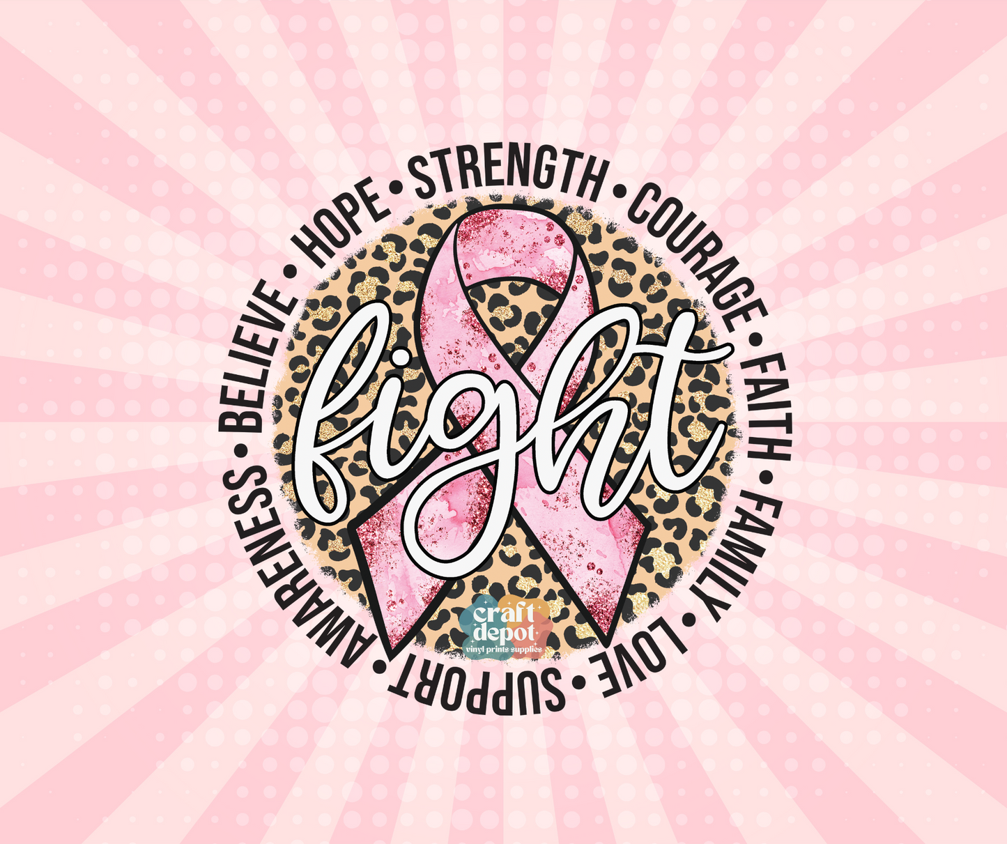 DTF PRINT- Breast Cancer Awareness 13