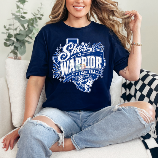 DTF PRINT-She's a Warrior
