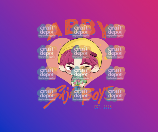 DTF Print- Pop Boys Group15