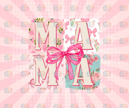 DTF PRINT-Mom-Vintage Floral MAMA