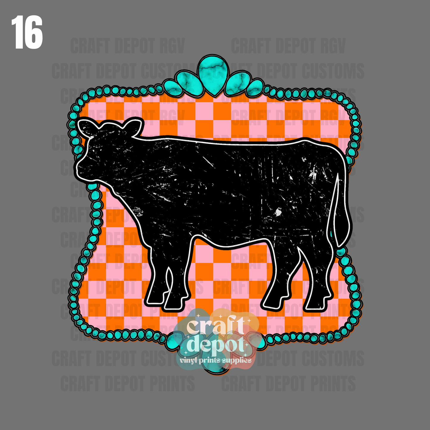DTF PRINT- Livestock Show-Western- Country-Rodeo-16