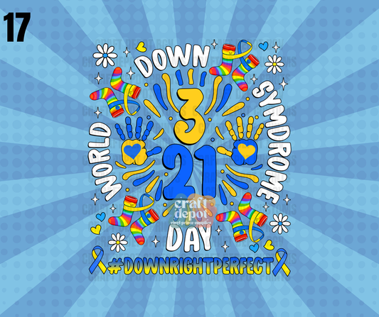 DTF PRINT- March-Down Syndrome Awareness-17