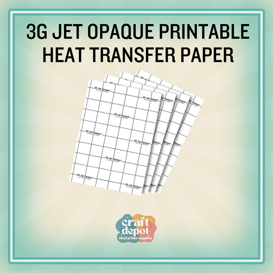 3G Jet Opaque Printable HTV