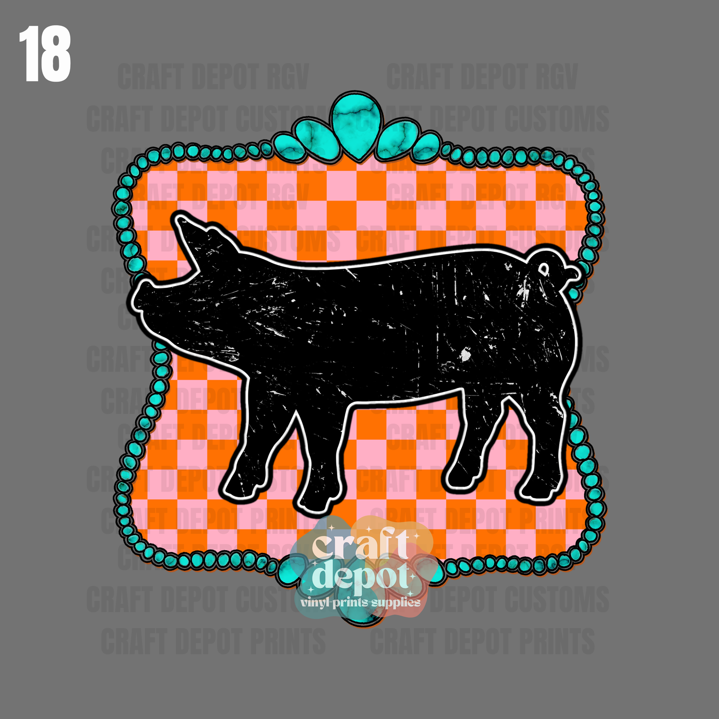 DTF PRINT- Livestock Show-Western- Country-Rodeo-18