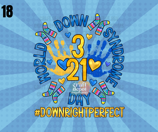 DTF PRINT- March-Down Syndrome Awareness-18