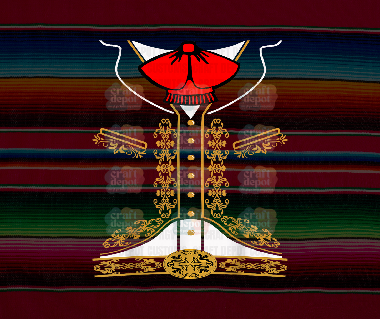 DTF PRINT- Charro-Mexican-Hispanic-Mariachi-5