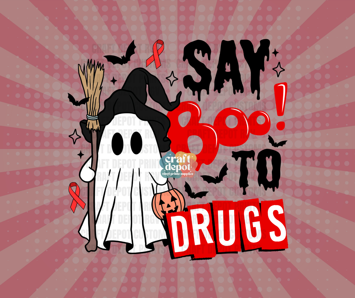 DTF PRINT-Red Ribbon Week-Drug Free-October-12