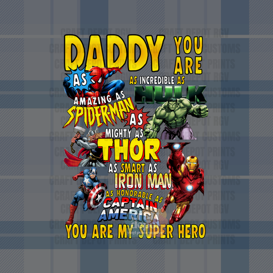 DTF PRINT- Dad-Father-Papa-1