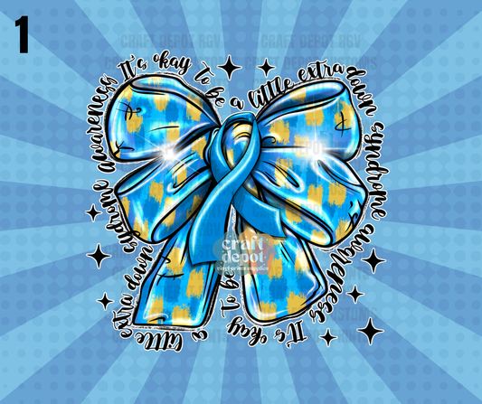 DTF PRINT- March-Down Syndrome Awareness-1