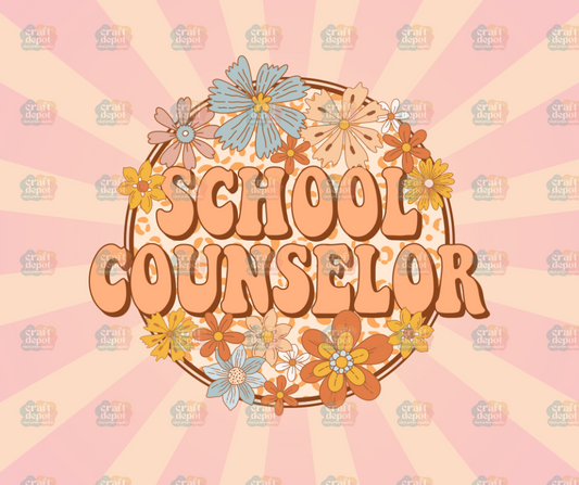 DTF PRINT-School Counselor Retro2