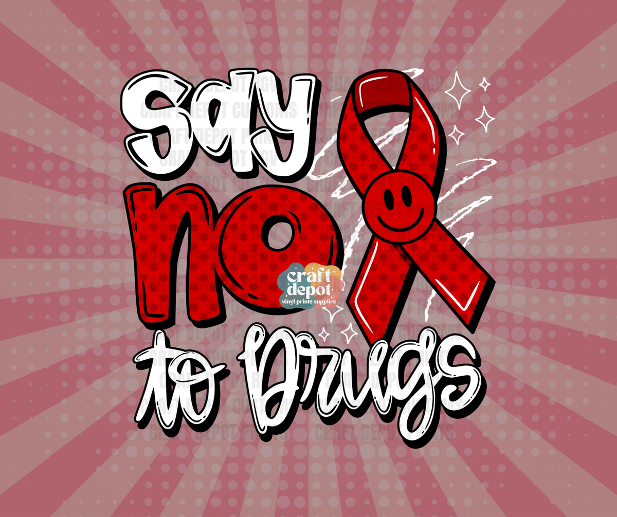 DTF PRINT-Red Ribbon Week-Drug Free-October-13
