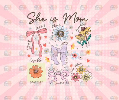 DTF PRINT-Mom-SHE IS MOM 1