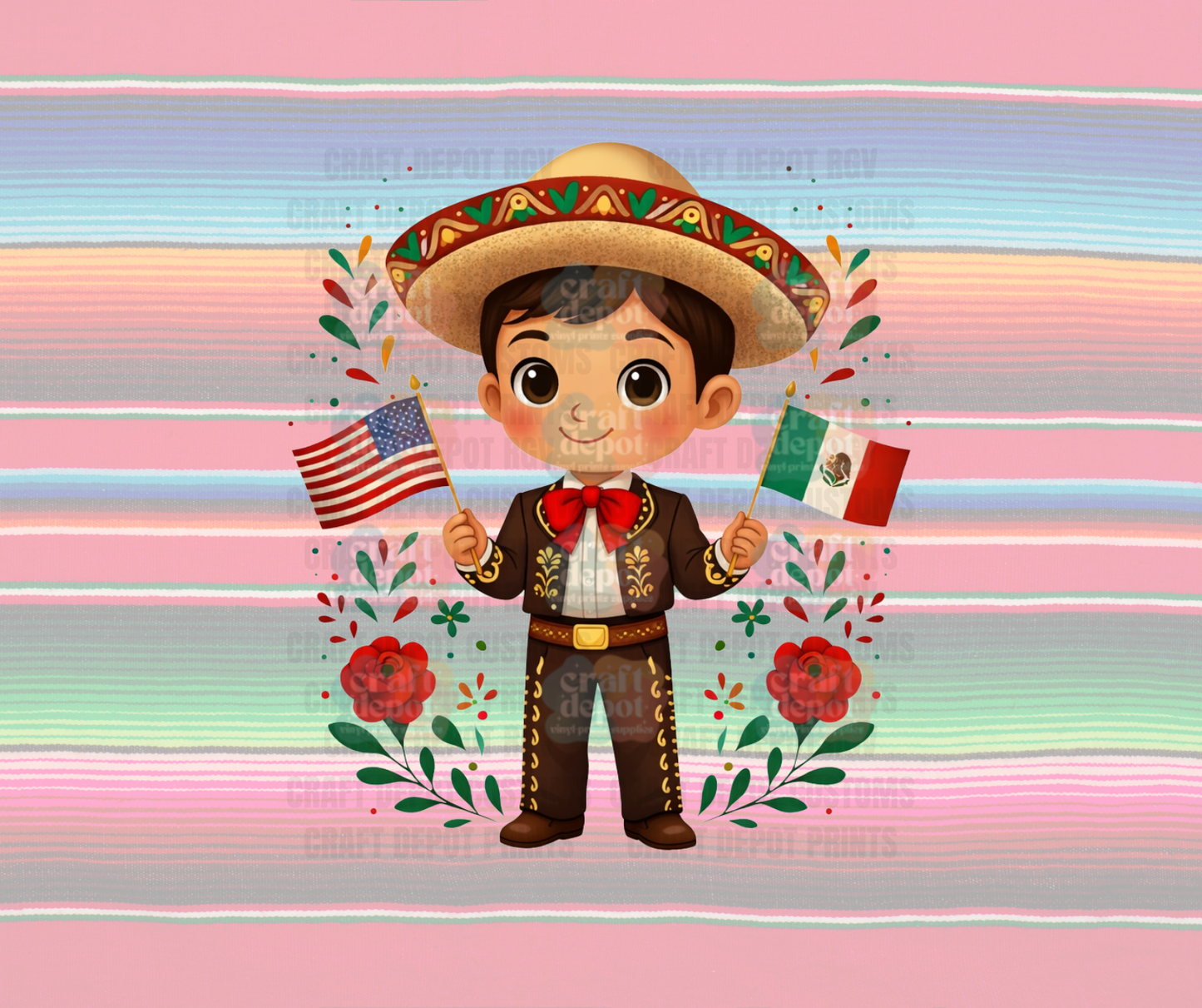 DTF PRINT- Cinco de mayo-Charro-Mexican-Fiesta-Hispanic-Latino-8