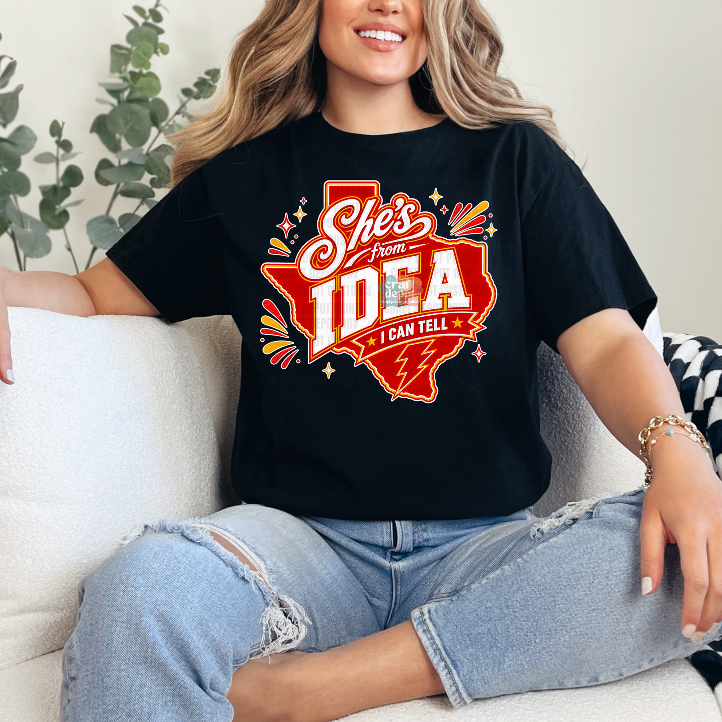 DTF PRINT-She's from IDEA-Chargers