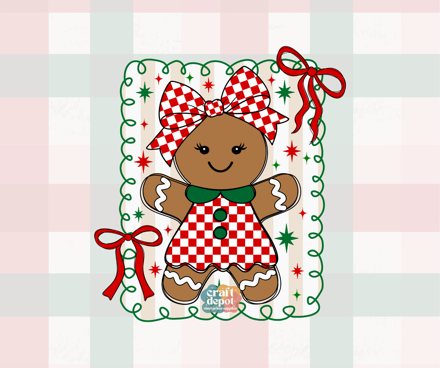 DTF PRINT-Winter-Christmas-Gingerbread-1