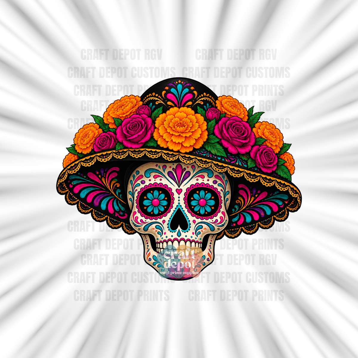 DTF PRINT-Catrina-Dia De Los Muertos-23