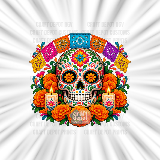 DTF PRINT-Catrina-Dia De Los Muertos-24