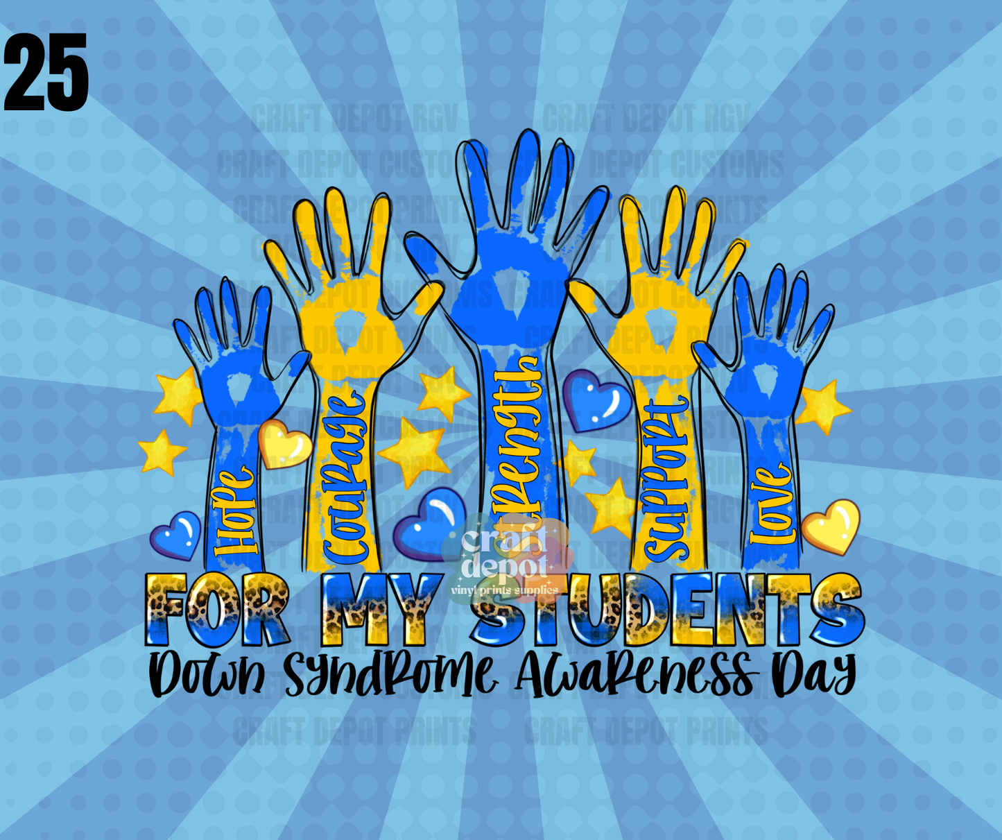 DTF PRINT- March-Down Syndrome Awareness-25