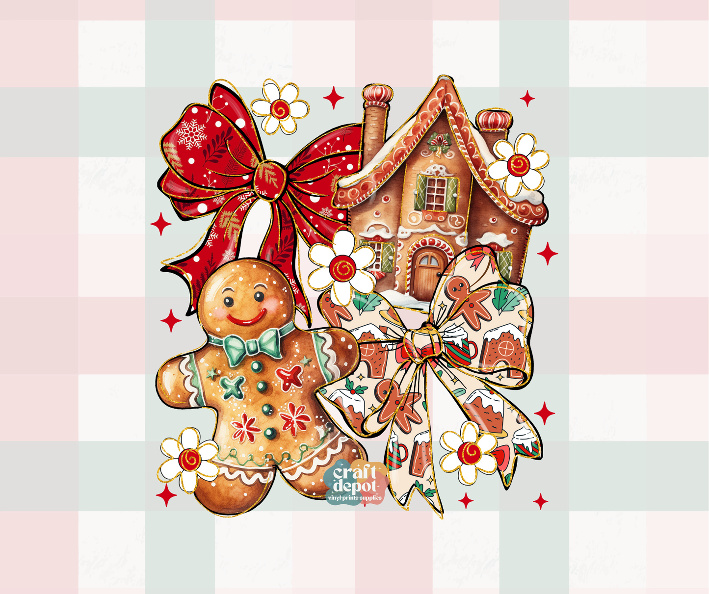 DTF PRINT-Winter-Christmas-Gingerbread-3