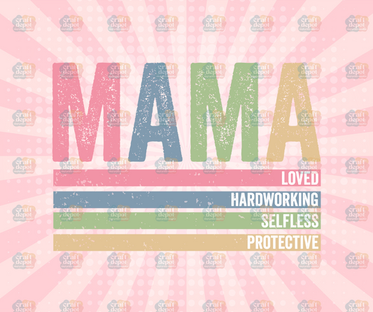 DTF PRINT-Mom-MAMA Loved