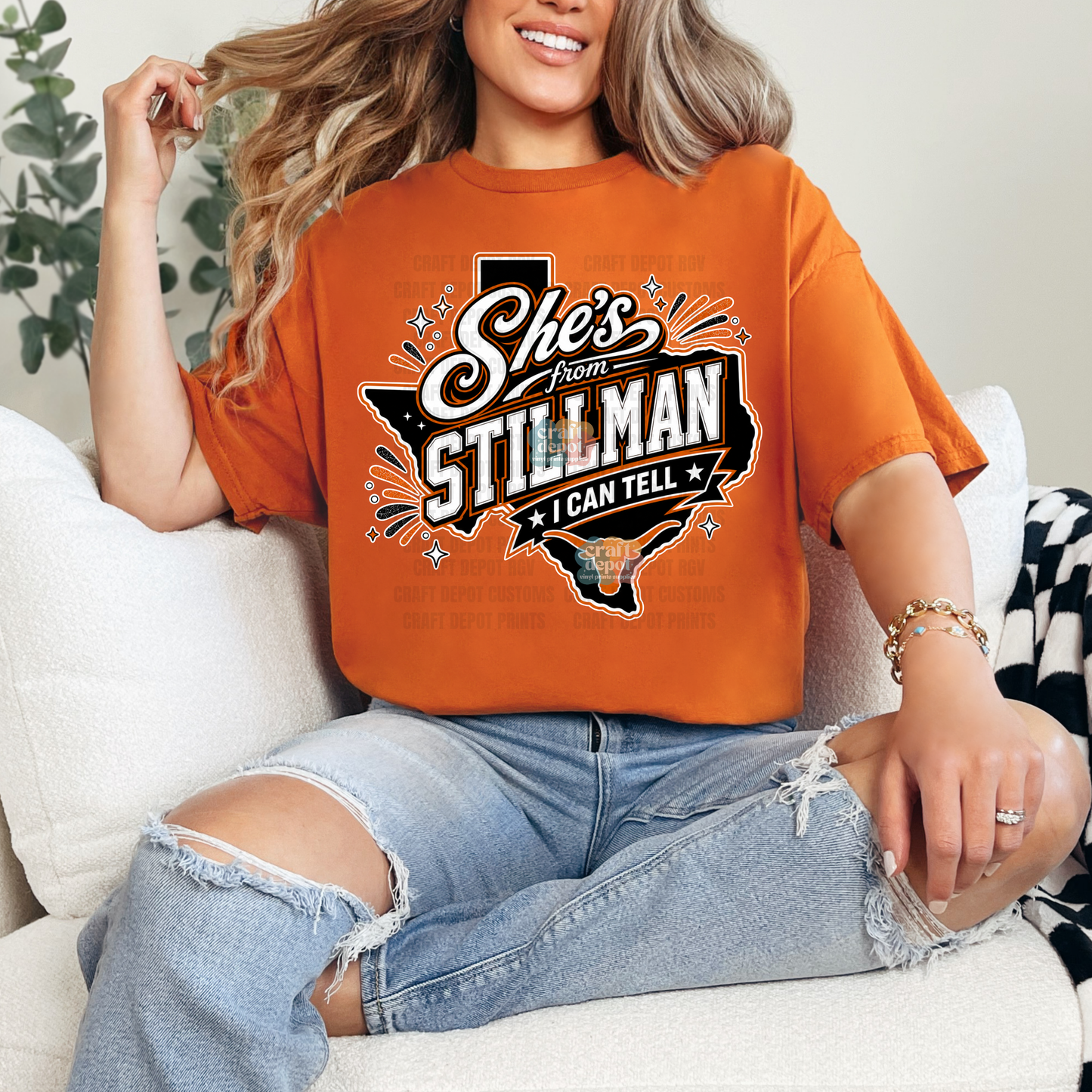 DTF PRINT-She's from Stillman