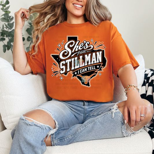 DTF PRINT-She's from Stillman