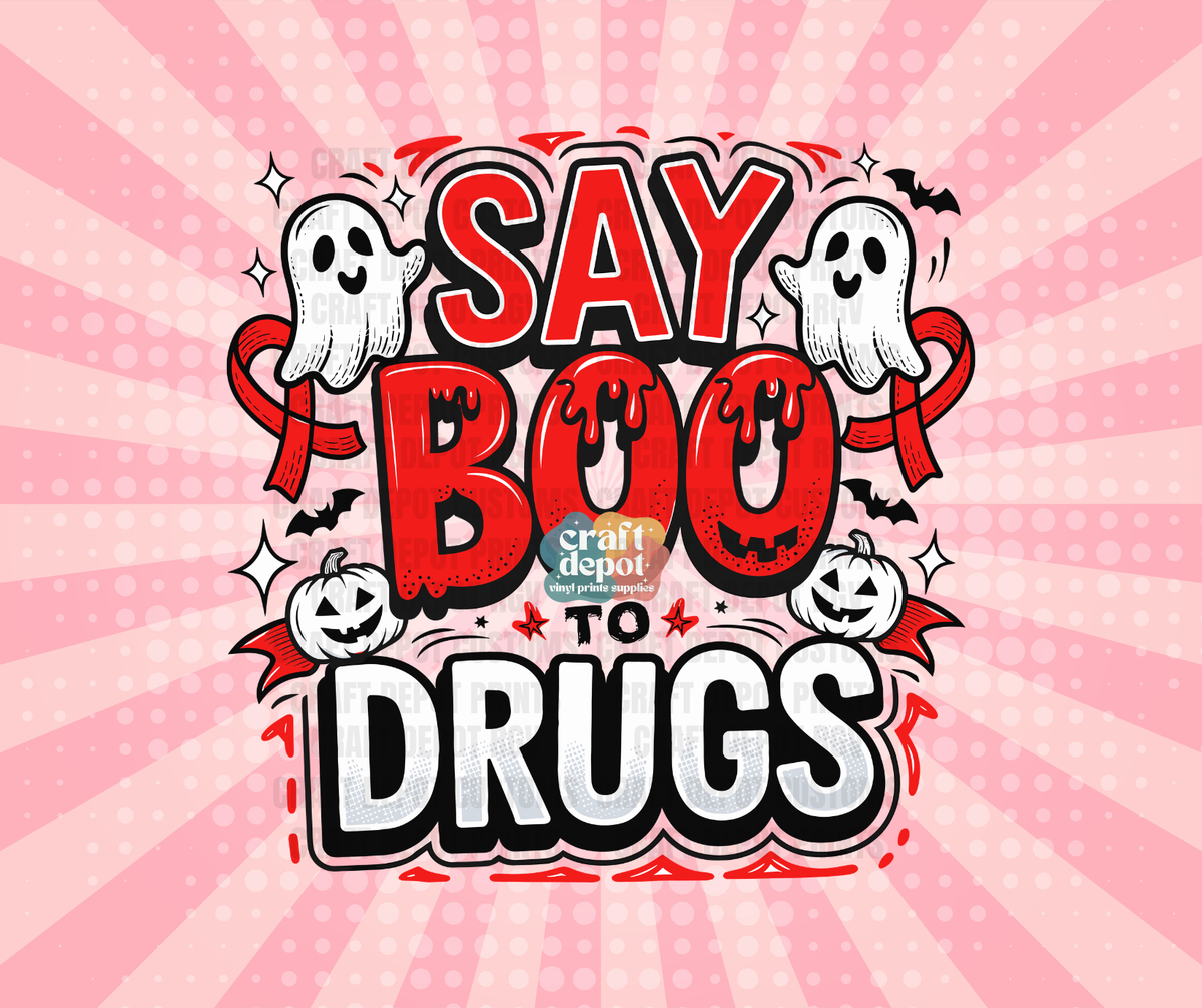 DTF PRINT-Red Ribbon Week-Drug Free-October-20