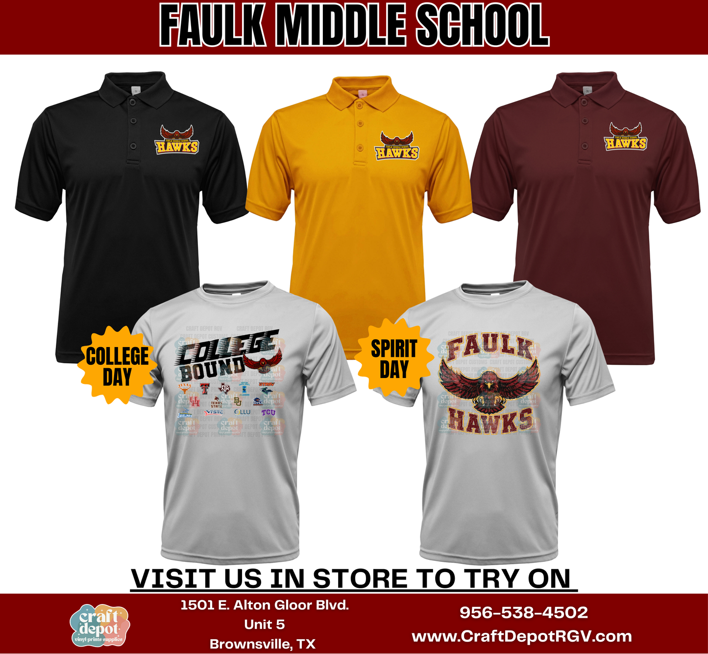 Uniform Bundle- BISD Middle Schools