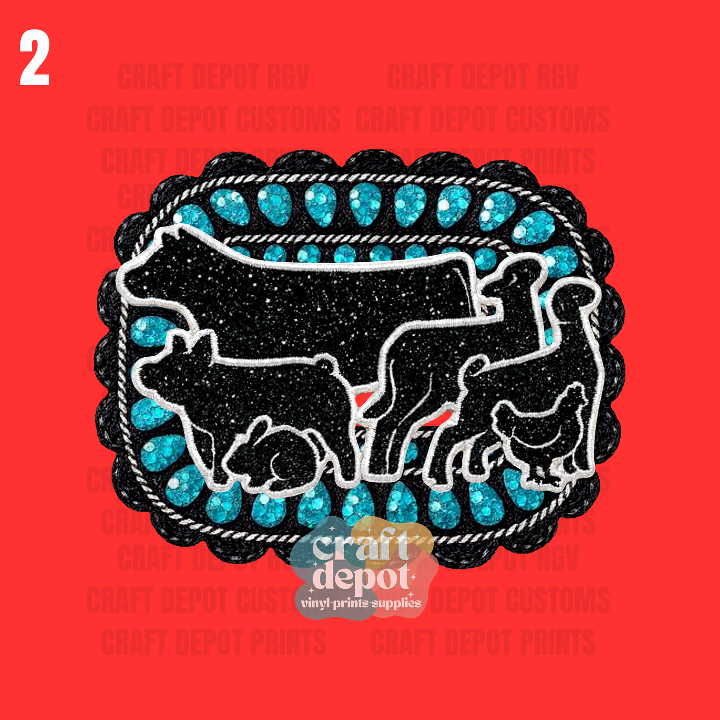 DTF PRINT- Livestock Show-Western- Country-Rodeo-2