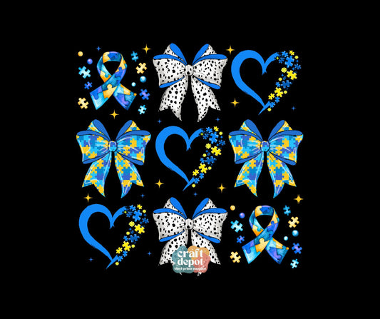 DTF PRINT-Down Syndrome Awareness 2 Coquette