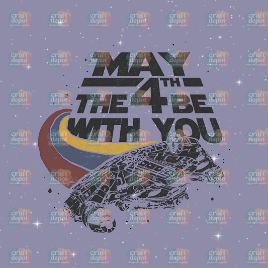 DTF PRINT-May the 4th be with you-Star Wars