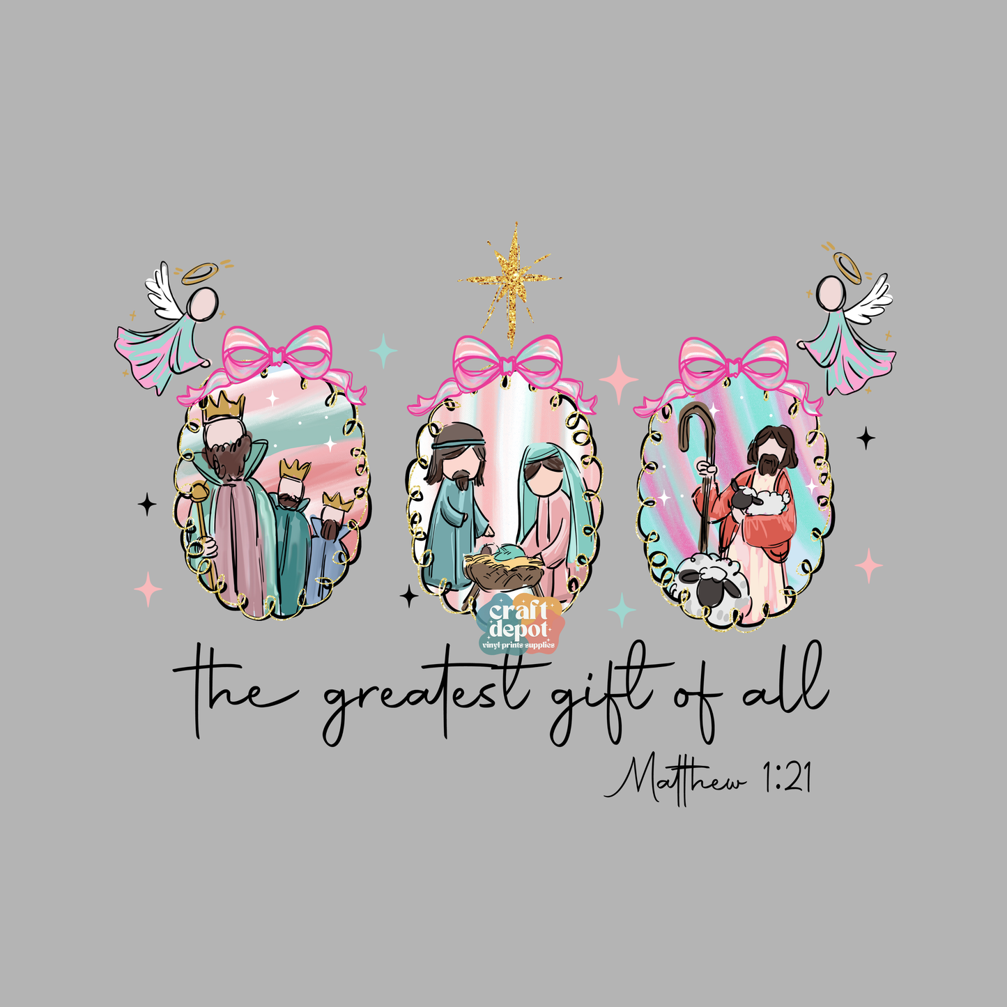 DTF PRINT- 3 wise men-Reyes Magos 2