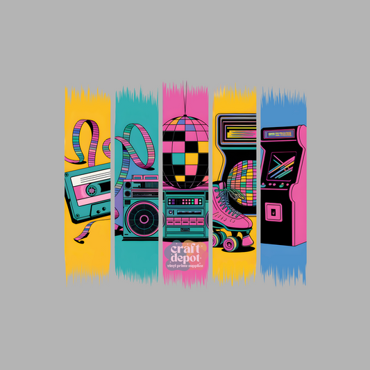 DTF PRINT-Retro Vintage 60's 70's 80's 90's-Eras