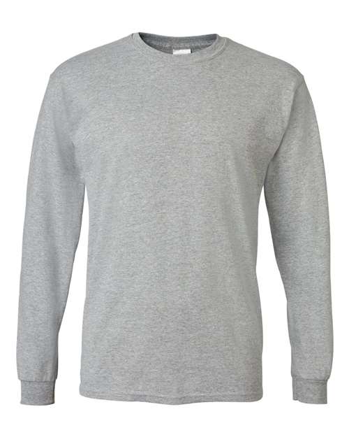Gildan-Adult Long Sleeve-Sport Grey