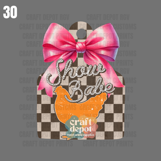 DTF PRINT- Livestock Show-Western- Country-Rodeo-30