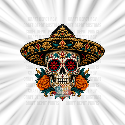 DTF PRINT-Catrina-Dia De Los Muertos-30