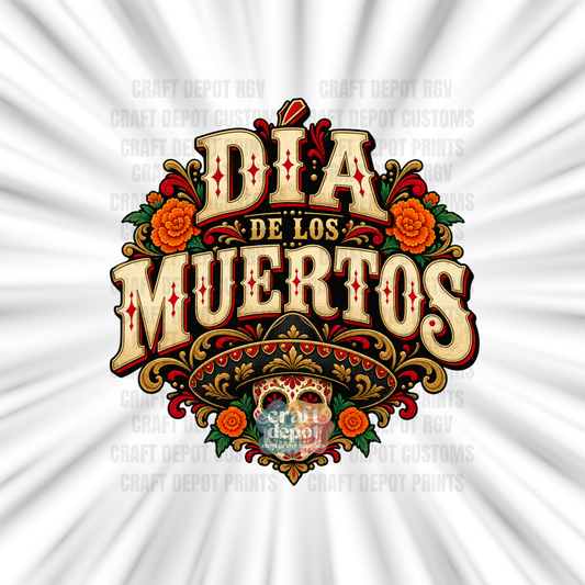 DTF PRINT-Catrina-Dia De Los Muertos-31