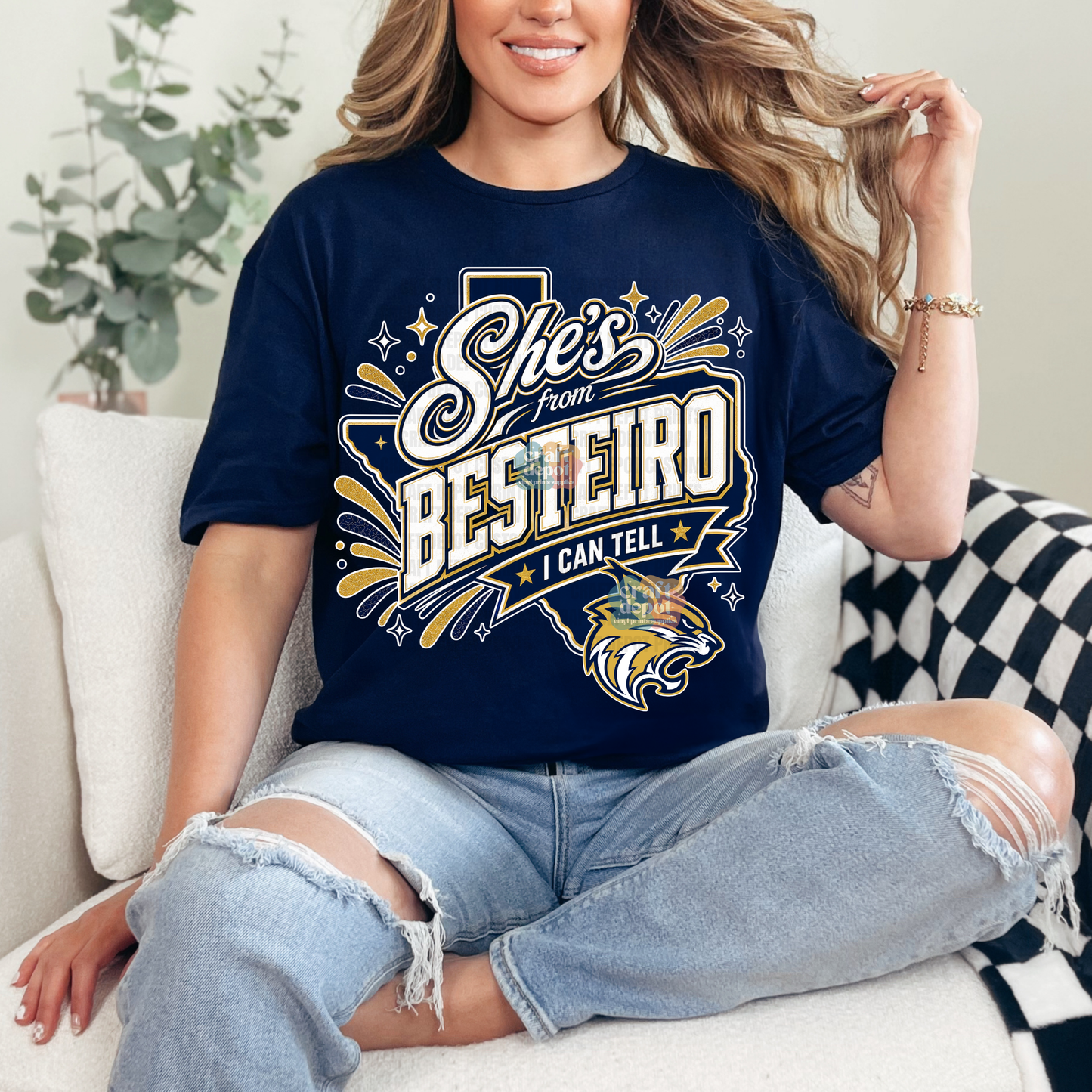 DTF PRINT-She's from Besteiro
