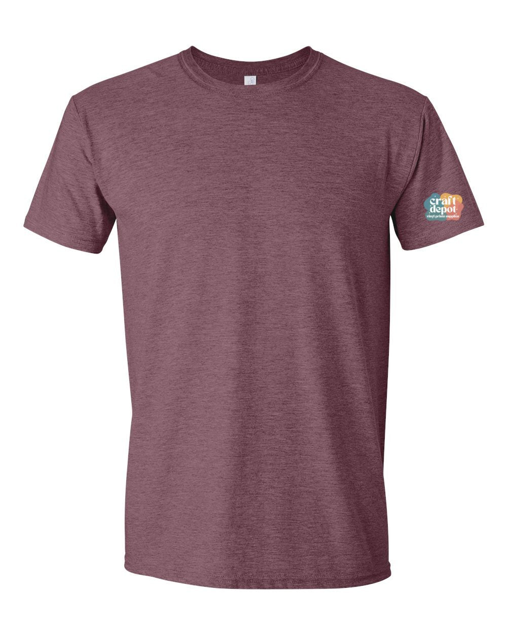 Gildan-Adult-Softstyle-HEATHER MAROON