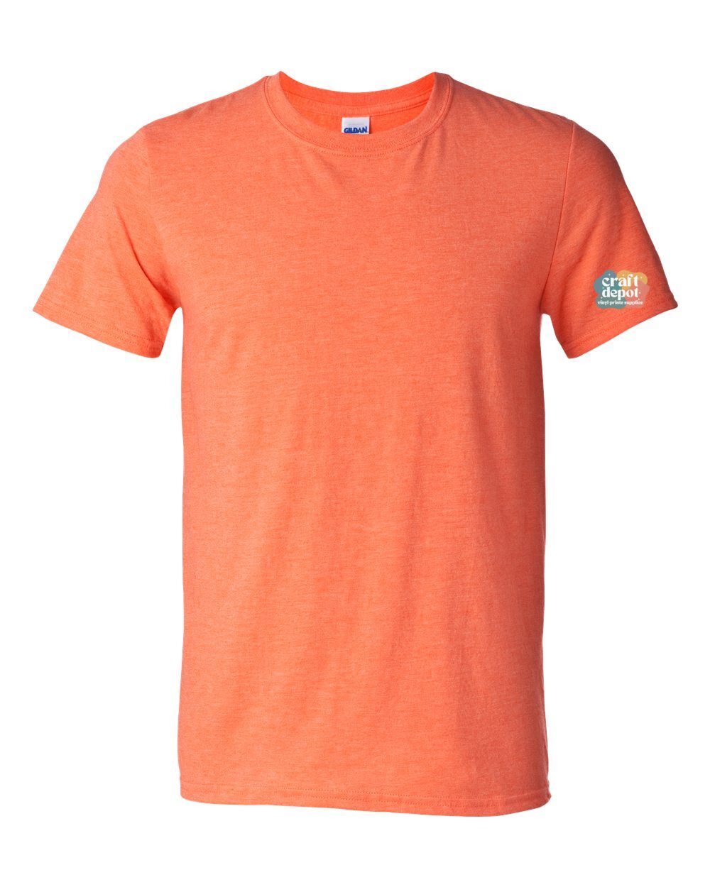 Gildan-Adult-Softstyle-HEATHER ORANGE