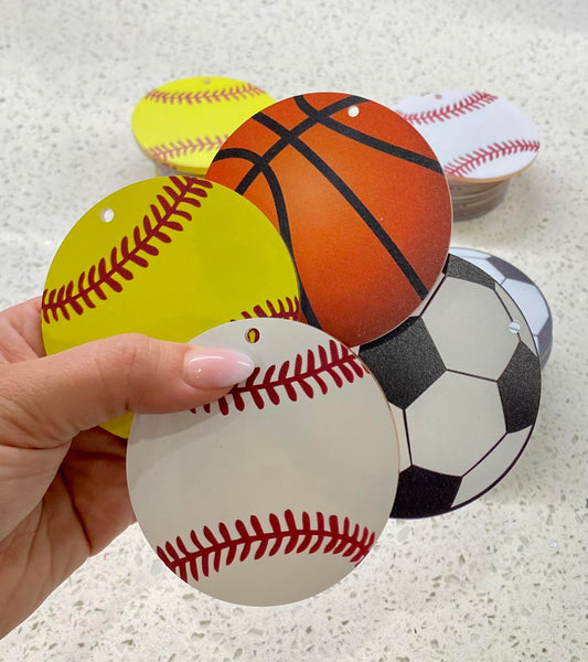 Bag Tags-Sports Ball Keychains