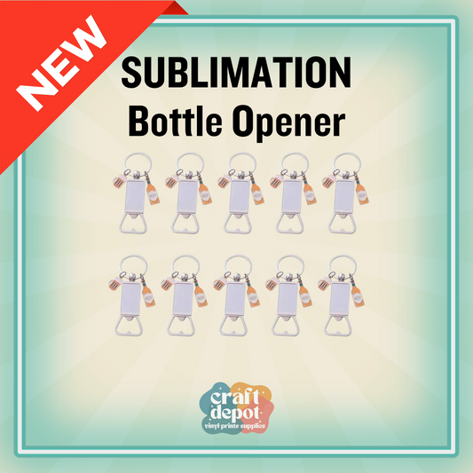SUBLIMATION-Keychain Bottle Opener